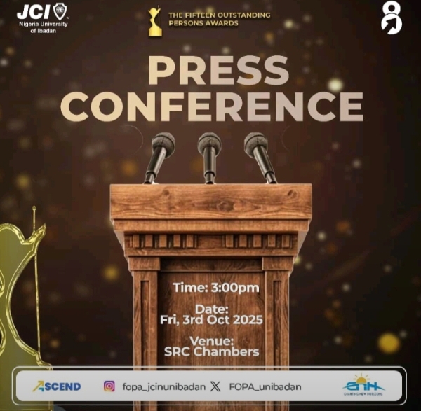 JCIN UI Hosts Press Conference for Upcoming Fifteen Outstanding Persons Awards (FOPA)
